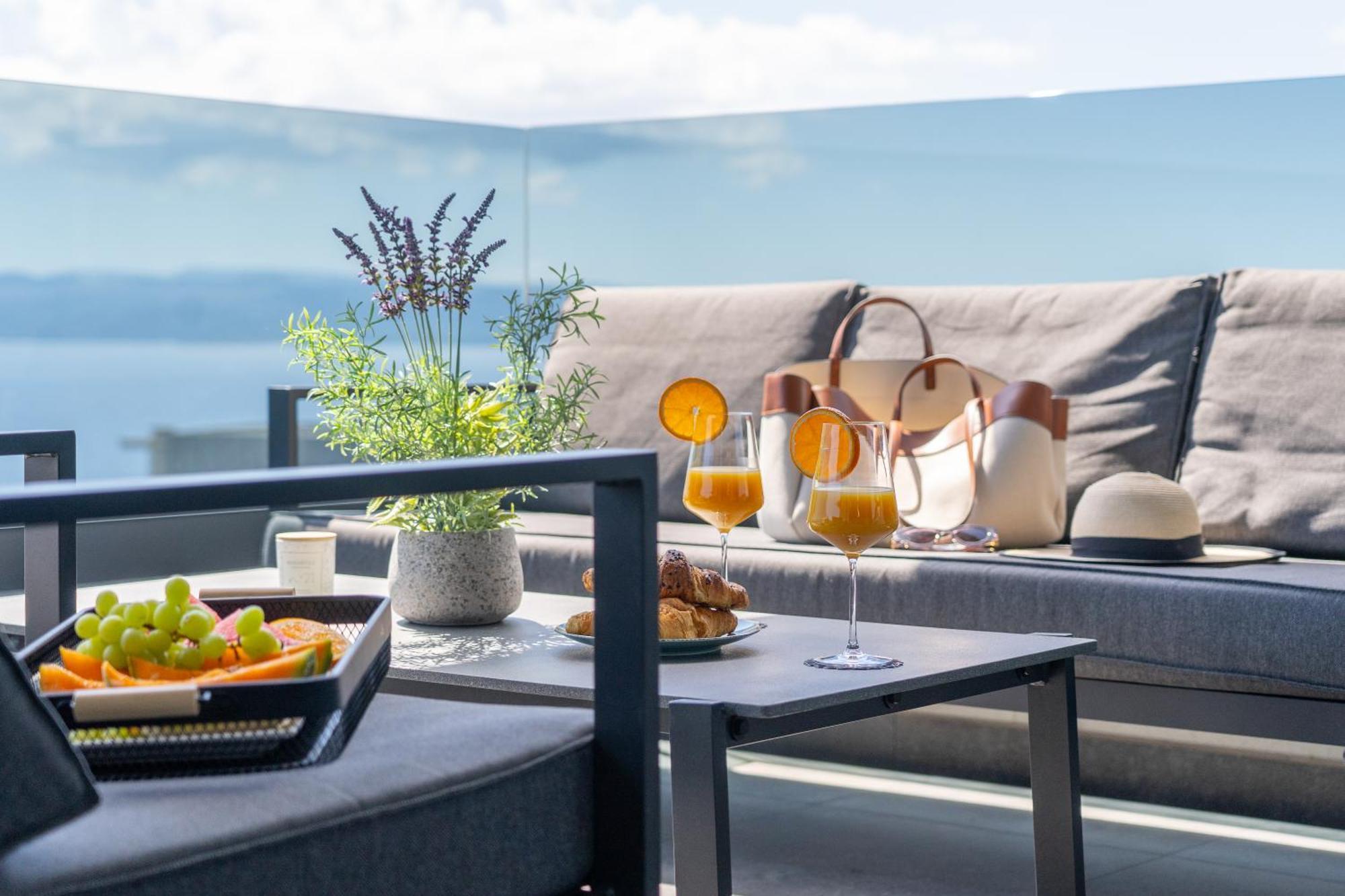 マカルスカLux Penthouse Panoramic View With Jacuzziアパートメント エクステリア 写真